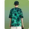 メンズTシャツ夏のルース3DプリントTシャツメンズアンドレディースコットンクルーネックストリートドレストップヒップホップボーイズスケートボードショート