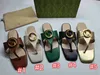 Designer lyxiga sandaler tofflor lägenheter kvinnor mules klassisk bild vintage sandal äkta läder flip flops kvinnor blondie thong sandal storlek 35-41