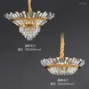 Pendant Lamps Post-modern Luxury Round Crystal Lamp Living Room Chandelier Dining Designer Creative Villa Nordic Personality