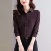 Blusas femininas camisas novo outono inverno mulheres veludo moda manga longa quente básico 2023 feminino casual topos elegante cloingyolq