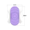 Twist Boards Detached Waist Trainer Disc Silicone Anti-Slip Pad Waist Exercise Twisting Boards Foot Massage Lose Weight for Muscle Relaxation 231129