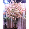 160 cabeças de flor de cerejeira de seda buquê de flores artificiais de seda árvore de flor de cerejeira artificial para decoração de casa para decoração de casamento DIY Z245N