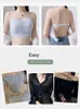 BRAS TIN TRAPLESS underkläder Kvinnor Push Up Antislip Bandeau Sexig Tube Top Wireless Wedding BH Big Chest Axless BH Push 231129