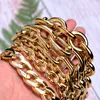 Chain Cheker Fashion Gold Bated acrílico na estética do pescoço para mulheres colares de bibra para mujer jóias presentes do ano