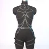 Jouets pour adultes Femmes Sexy Ensemble Chaîne Harnais Ceinture Bdsm Bondage Lingerie Jarretière Gothique Fétiche Vêtements Festival Rave Outfit 231130