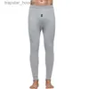 Roupa íntima térmica masculina inverno roupa interior quente masculina leggings de algodão apertado longo johns azul cinza branco quente roupa interior térmica bot para homem l231130