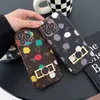 Lindas capas de telefone para iPhone 15 14 13 12 Pro Max Luxury LU Designer Bolsa de alta qualidade 18 17 16 15pro 14pro 13pro 12pro 12 11 Plus Bolsa com embalagem de caixa de logotipo