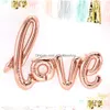 Party Decoration Love Shaped Foil Balloon Valentines Day Balloons Wedding Supply