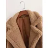 Pelliccia da donna di alta qualità Faux Luxury Loose Over Winter Jacket Women 2023 Thick Warm Lamb Female Coat Abbigliamento manica lunga Qaulity