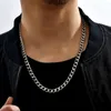 Pendentif Colliers Style coréen Double face Collier en acier titane pour hommes et femmes Hip-Hop Couple Sweat-shirt de niche à la mode