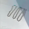 Bracciale a forma di cuore d'amore in argento sterling 925 classico alla moda originale Regalo di festa per gioielli donna multicolore opzionale2830