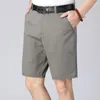 Heren Shorts Plus Size 29-42 Mannen Zomer Mode Casual Formeel Zakelijk Bermuda Katoen Middelbare Leeftijd Vader korte Broek