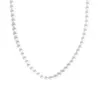 Hänghalsband Trend bröllopsfest smycken blandad storlek pärlchoker halsband för kvinnor elegant vit imitationskedja x0201