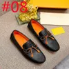 lyxiga italienska herrskor Casual Retro Slip on Shoes Designer Herr Loafers Nya mockasiner Äkta läder Körlägenheter Lättviktsbåtsskor Man