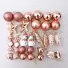 Kerstversiering 20/29 STKS Roze Kerstbal Ornamenten Boomversieringen voor Feestelijk Bruiloftsfeest Kersthanger Vakantie DIY Decoraties 231129