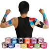 Elbow Knee Pads Loogdeel 2Size Kinesiology Tape Athletic Tape Sport Recovery Tape Tape Gym Fitness Tennis Running Kne Muscle Protector 231130