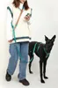 Dog Collars Leashes Dog Explosion-proof Impact Harnesses Suspenders Set Comfortable I-font Structure Vest Anti-Break Adjustable Safety Cat Leash 231129