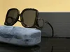 New Men 's Square Fashion Sunglasses, Women's Black Frame Silver Mirror Letter Lenses, 디자이너 브랜드 선글라스, Box Fashionbelt006과 함께 제공되는 두 가지 스타일