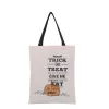 6 Styles Large Halloween Tote Bags Party Canvas Trick or Treat HandBag Creative Festival Spider Candy Gift Bag For Kids ZZ