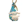 Desenhos animados bonito melodia Kuromi carro boneca série carro chaveiro saco pingente pequenos ornamentos