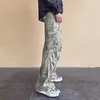 Jeans voor heren 2023 Y2K Mode zijzakken Camouflage Baggy Cargobroek Herenkleding Wijde pijpen Dames Katoenen lange broek Pantaloni Uomo