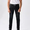 Herren Jeans Herren Stretch Mode Gerade Skinny Baggy Herren Taktische Denim Hosen Herren Cargohose