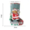 Christmas Decorations Stocking For Tree Large Soft Stockings Preparing Gifts Friends Families TS1