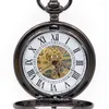 Montres de poche Top marque rétro Steampunk sculpture creuse chaîne Fob mécanique avec cadeau Drop PJX1364