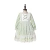Girl's es To 12 Years and Teen Girls French Style Princess Spring Children Floral Dress Cute Kids Party Clothing #6709