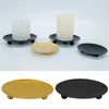 Candle Holders Wax Candles Stand Table Decoration Pedestal Wedding & Birthdays Party Decor Cup Iron Plate Holder