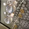 Lampade a sospensione Retro Clear Crystal Coffee Shop Bar Luci a LED Camera da letto Ristorante Hanglamp Loft Apparecchio per illuminazione a soffitto Deco per interni