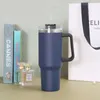 40-Unzen-Becher mit Logo-Griff, isolierte Becher, Edelstahl-Kaffee-Thermobecher, Outdoor-Wasserflasche, schnelle Lieferung
