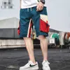 Heren shorts Summer Patchwork Sweatshorts Men Basketbal Camo Cargo Shorts Cotton Army Green Running Shorts Plus Size Joggers G230131