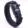 Overlevingsarmbanden Paraplu Rope Survival Bracelet Multifunctioneel 5-in-1 Outdoor Camping Adventure Seven-Core Survival Rope