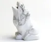 2.0 POUCES Hauteur Hurlant Loup Statue Artisanat Chakra Naturel Pierre Sculpté Cristal Reiki Guérison Animal Totem Figurine 1 pcs