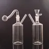 2pcs 10mm femelle verre brûleur à mazout Bong narguilé conduites d'eau avec épais Pyrex Heady Recycler Dab Rig Ashcatcher Bongs avec tuyau de brûleur à mazout mâle