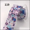 Gift Wrap 50 Yard/Roll 38Mm Grosgrain Ribbon Flowers Printed Diy Hair Accessory Handmade Wrap/Wedding/Party/Hair Bow Drop Delivery H Dhfse