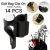 Golf Accessories 14pcs Golf Putter Clip On Clamp Holder Organizer Golf Club Clip Ball Marker2630861