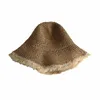 Cappelli a tesa larga da donna cappello di paglia cinese panama protezione UV visiera parasole spiaggia visiera da donna pieghevole cappello estivo femminilelargo Oliv22