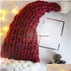 Beanie/Skull Caps New Styles Wool Knit Hats Christmas Hat Fashion Home Outdoor Party Autumn Winter Warm Xmas Gift Favor Indoor Tree Dhygq