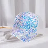 Ball Caps Sequined Baseball Cap Shiny Hats Женские сетчатые кепки летние солнцезащитные кремы для дышащих шляп Spring Party Bonnets Случайные бейсбольные шапки G230201