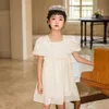 Girl's es New Girls Summer Kids Retro Princess Dress Cute Children Fashion Party Clothing #6838