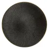 Plates Creative Frosted Black Western Plate Simple Fashion Ceramic Restaurant Rice Steak