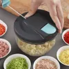 Meat Grinders Multifunctions Vegetables Seasoning Cutter Chopper Mini Kitchen Tools 500ML 900ML Baby Food Grinder Good Cooking Helper 230201