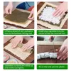 Sushi Tools 11 pièces faisant ensemble maison bricolage japonais moule à rouler Kit Nori Roll Maker pour débutant Bento accessoires outil de cuisine 230201