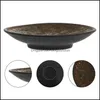 Mats Pads 1Pc Ceramic Circar Insated Decorative Cup Mat Japanese Saucer Drop Delivery Home Garden Kitchen Dining Bar Table Decorat Dhvgc