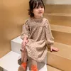 女の子のドレスベビーガール通気性花柄のプリンセスドレススプリングニューキッズルースカジュアル服をかわいい＃9403