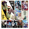 Anime Hero Metal Tin Sign Home Club Pub Dekoracja salonu Anime Mix Wall Art Plakat Japoński styl TALE 20CMX30CM WOO