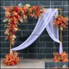 パーティーの装飾結婚式の小道具ステージ背景フレーム装飾フラワーバルーンサポートスクエアアーチバースデーバックドロップスタンドドロップ配信DHSA4