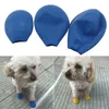 Hondenkleding 4 stks snoepkleur beschermende schoenen waterdichte rubberen laarzen sokken elastische huisdierschoenen zachte anti slip puppy regen buiten